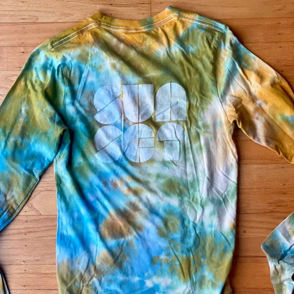 Tie-Dye SunSet Womens' Long Sleeve Tee